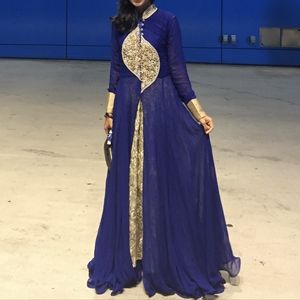 Beautiful blue indian dress